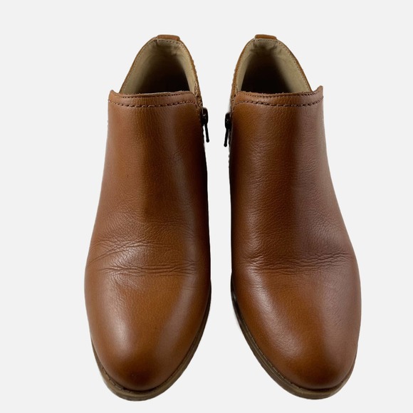 Naturalizer Zaire Brown Leather Bootie Women’s size 8 - Picture 2 of 6